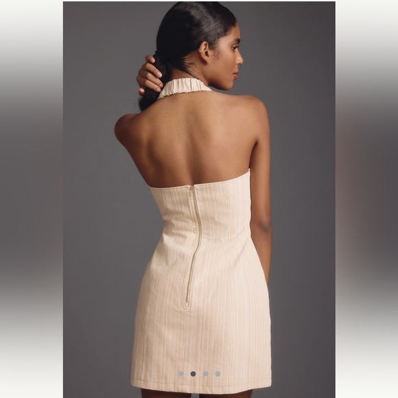 NEW Anthropologie Significant Other Lettie Apron Dress in Honey Sz 4 SOLD OUT - Picture 2 of 7